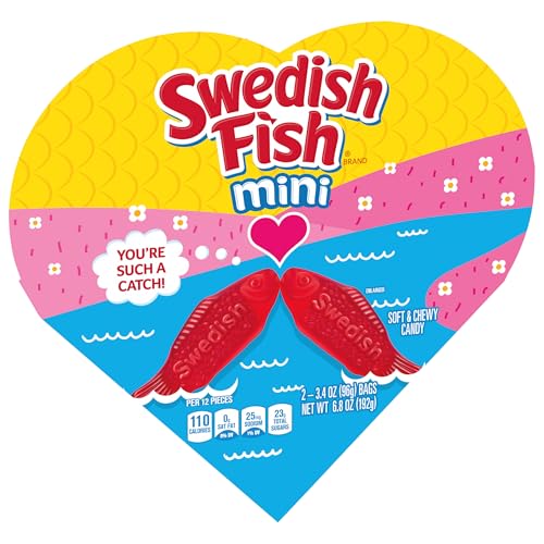 SWEDISH FISH Valentine gift idea for gifting and celebrations.