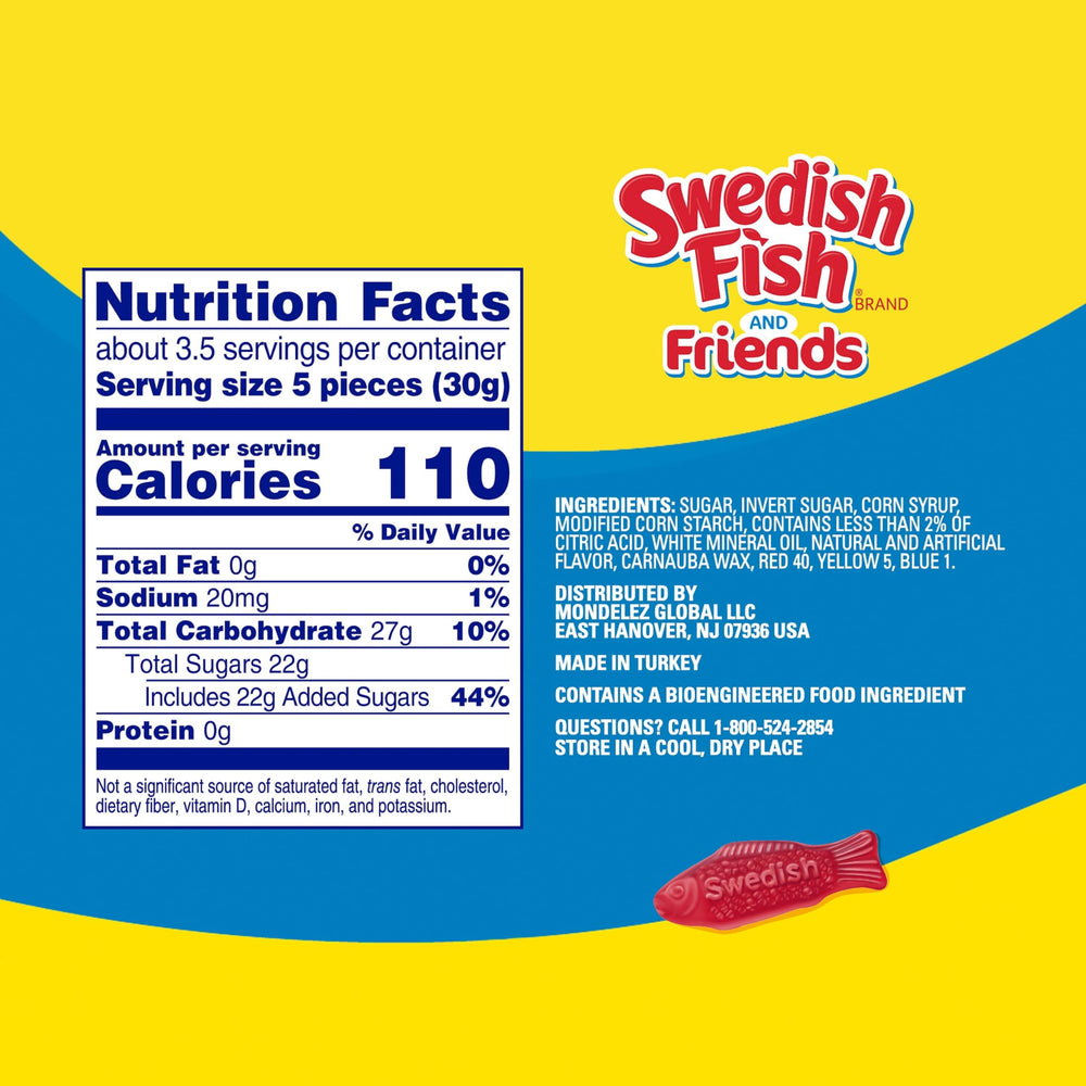 Swedish Fish watermelon sea turtle gummies highlight ocean-inspired flavors for gifting.