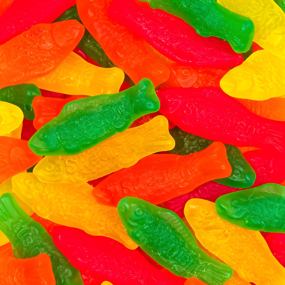 Swedish Fish chewy texture provides a satisfying bite