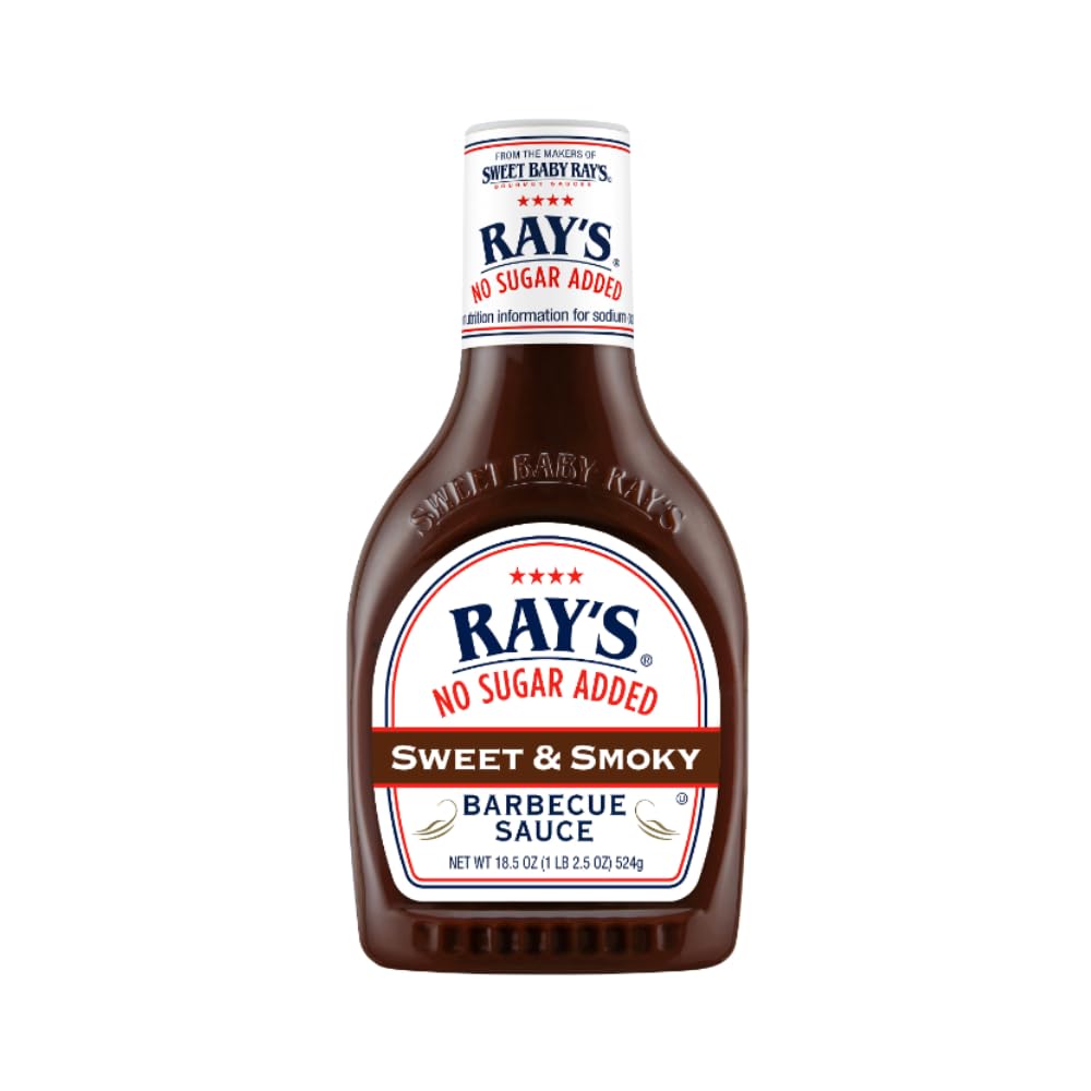 Family grilling session featuring Sweet Baby Ray's sauces.