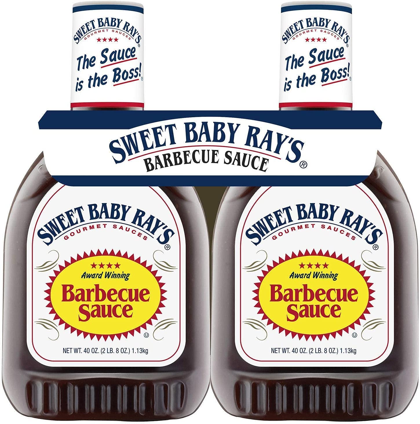 Sweet Baby Ray's 40oz bottle pack shot, great value for family cookouts