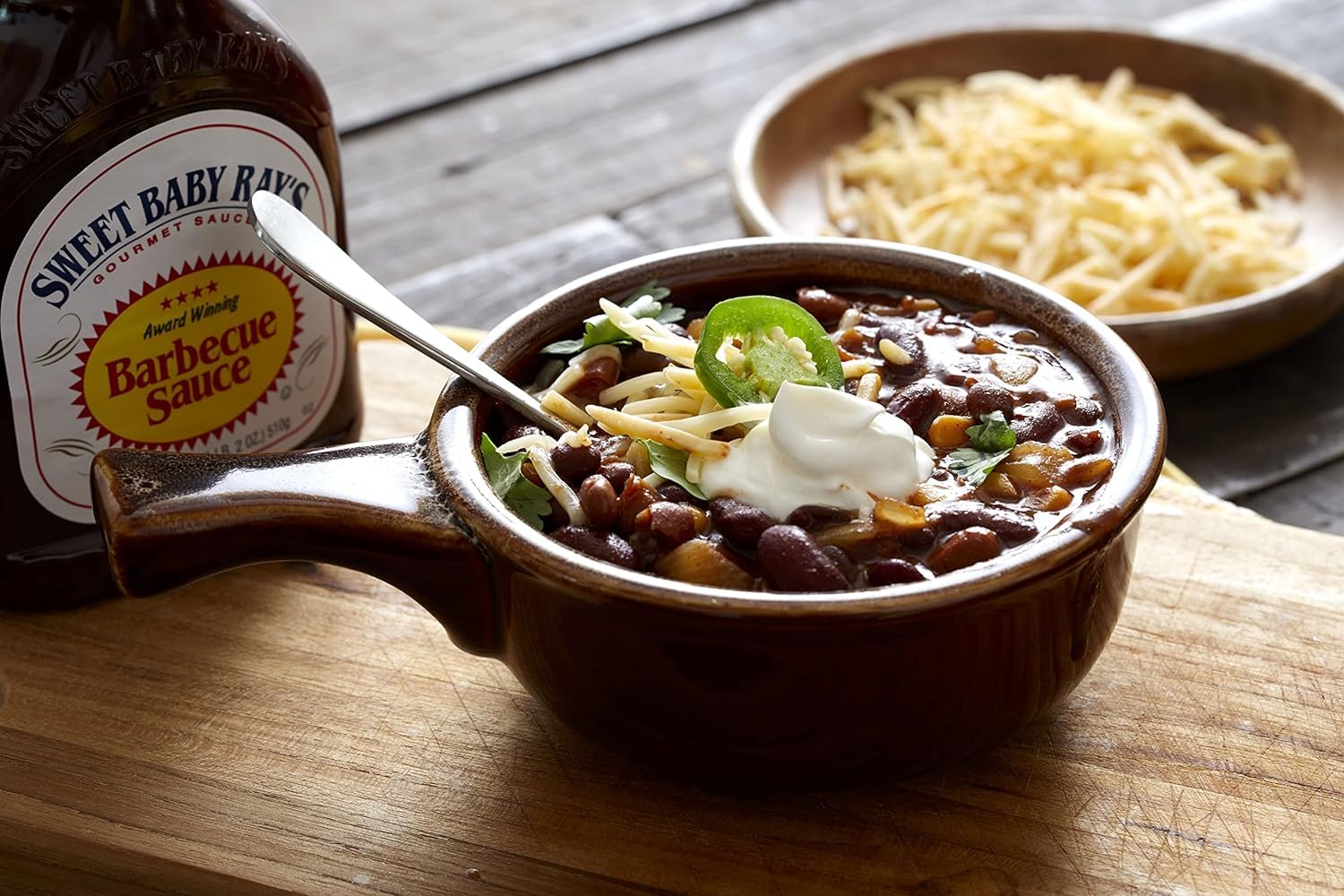 Pantry-ready Sweet Baby Ray's sauce for quick weeknight barbecues.