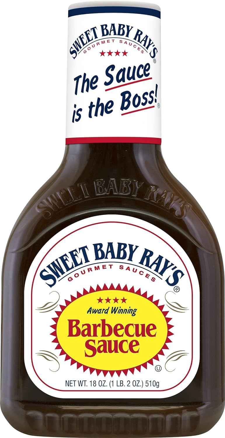 Two-pack of Sweet Baby Ray's BBQ sauce keeps pantries ready.