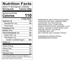 Sweet Candy Company fruit center closeup highlighting creamy filling and chocolate coating.