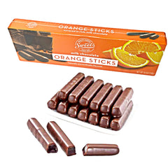 Sweet Candy Company gift-pack display showcasing elegant chocolate orange sticks for gifting