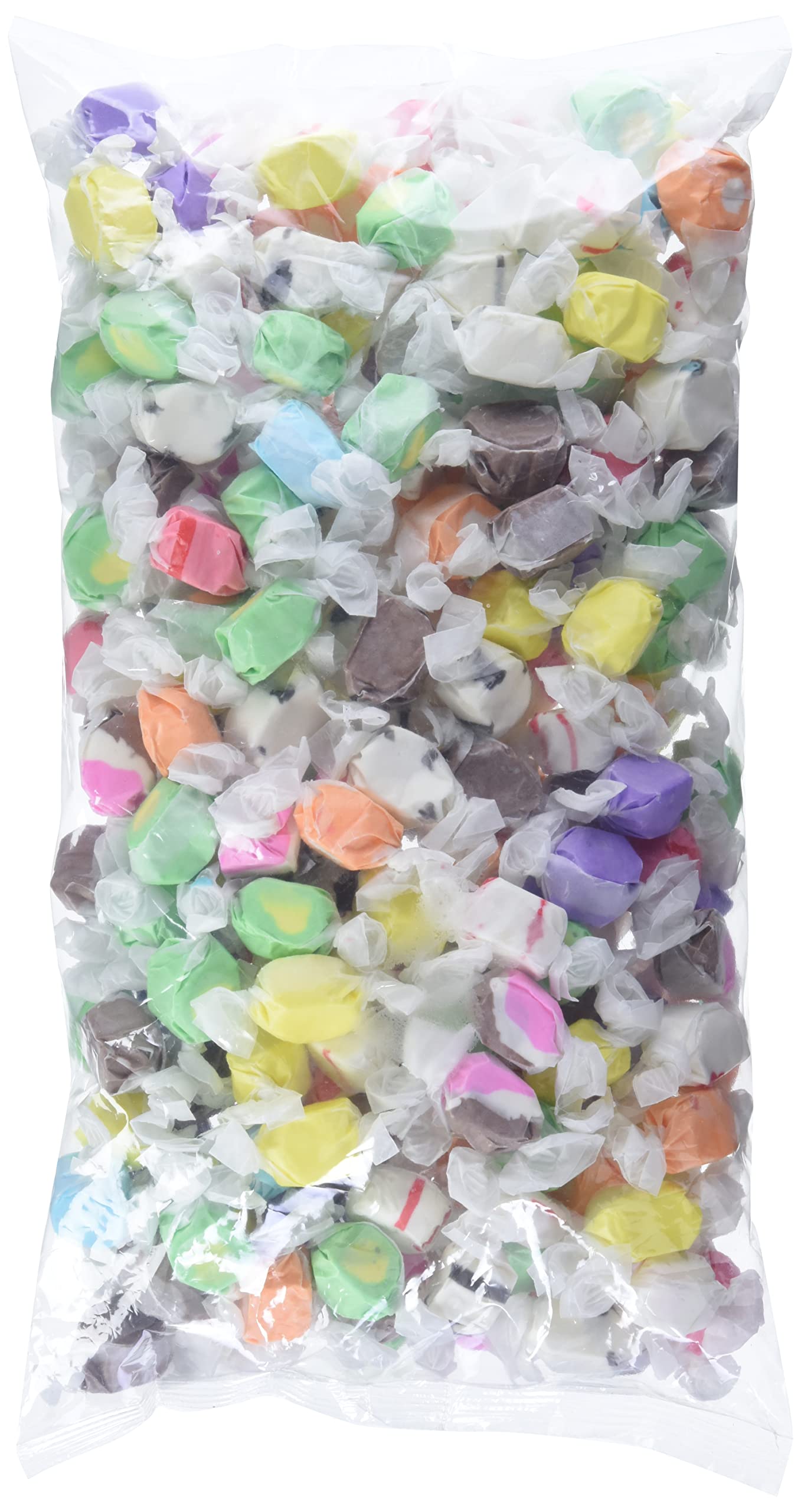 Sweet Candy Company salt water taffy assortment bag showcasing classic flavors for sharing