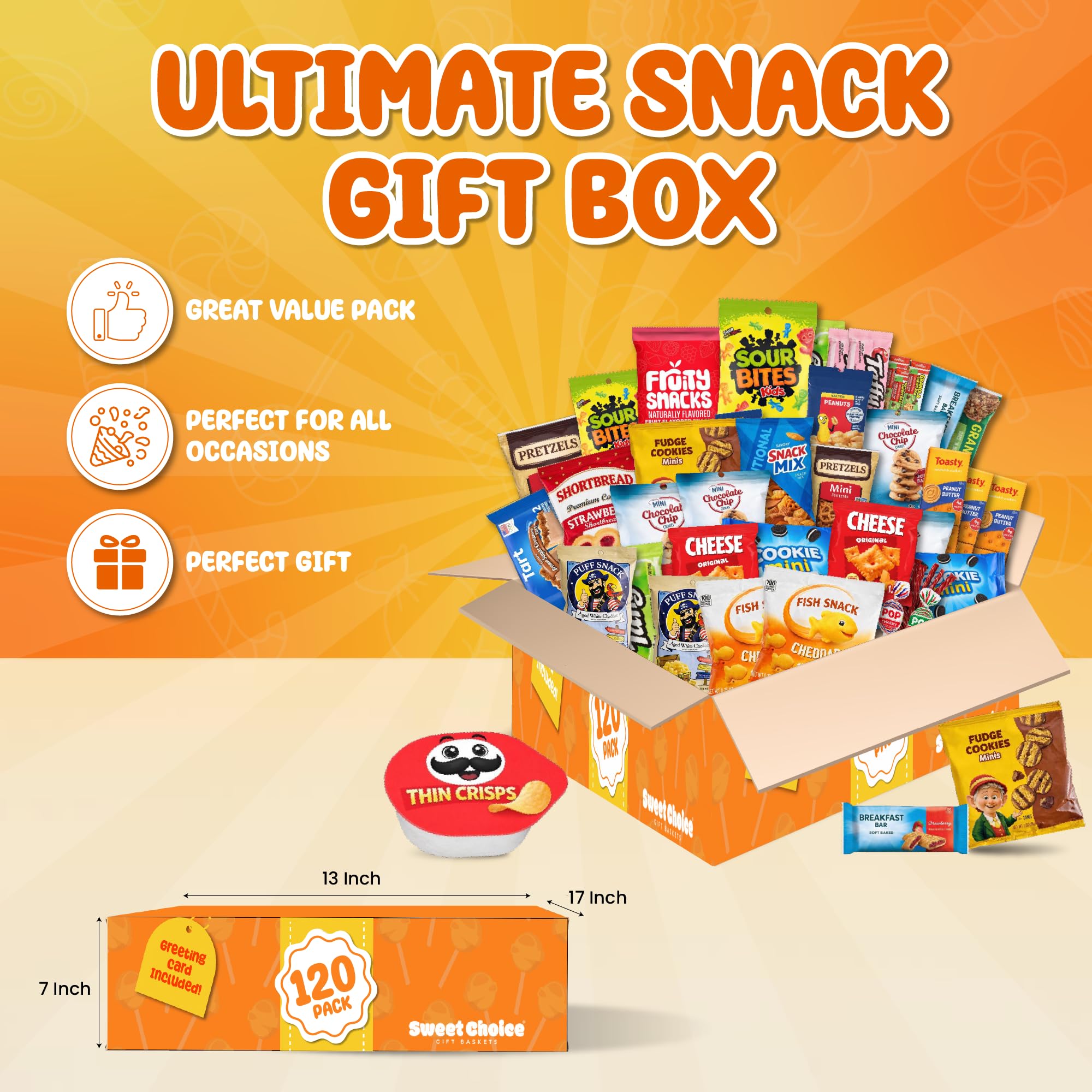 Sweet Choice Party Snacks Collection image showcases a savory-sweet mix for movie nights and gatherings