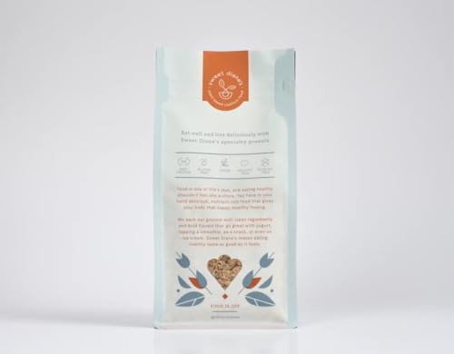 Sweet Diane’s Granola gluten-free and vegan crunch ideal for topping bowls.