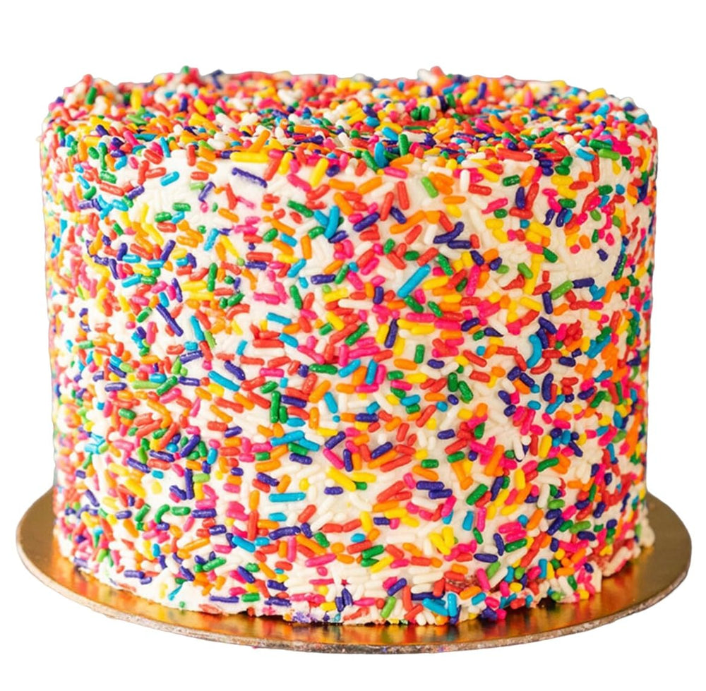 Sweet Eva’s Rainbow Sprinkles decorate cookies and cakes with playful flair