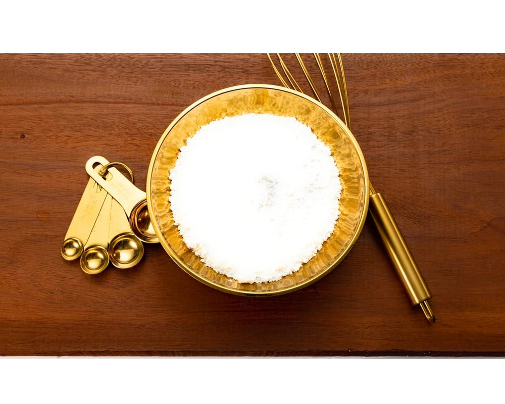 Sweet Eva’s Royal Icing Mix in bowl with water easy prep