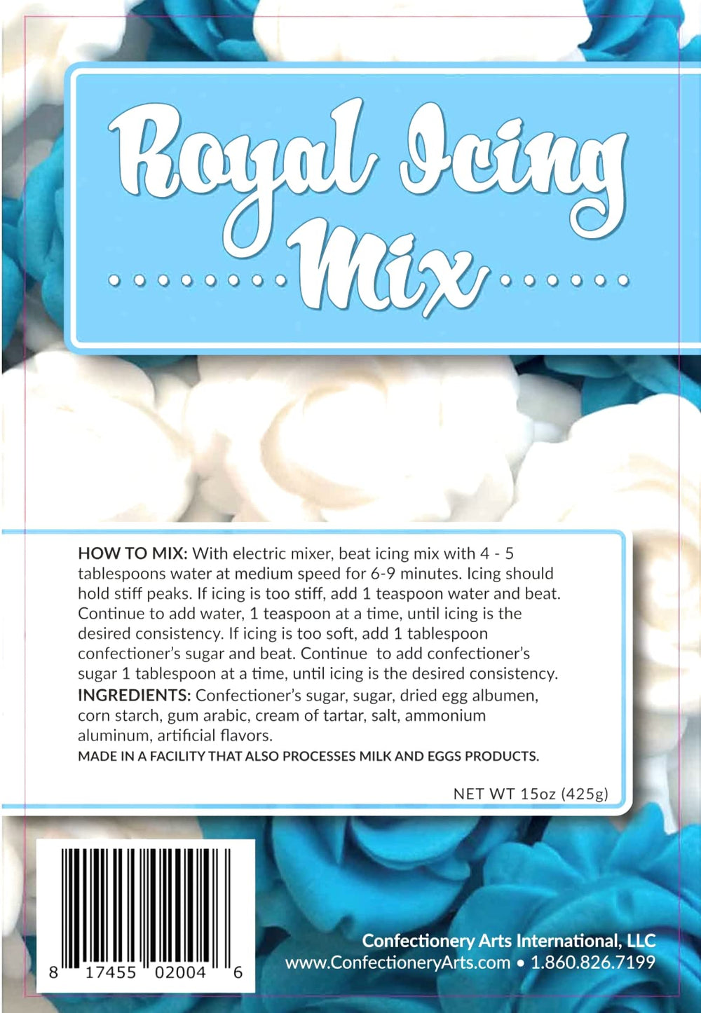 Sweet Eva’s Royal Icing Mix close-up vanilla frosting with creamy texture