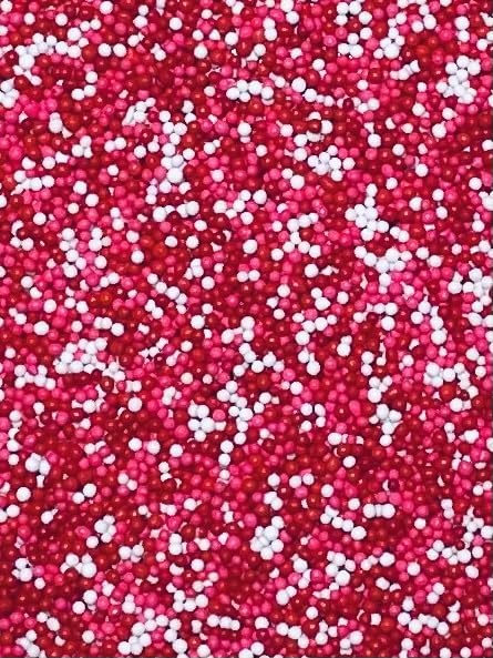 Sweet Eva’s Valentines Nonpareils create eye-catching sprinkles on pastries