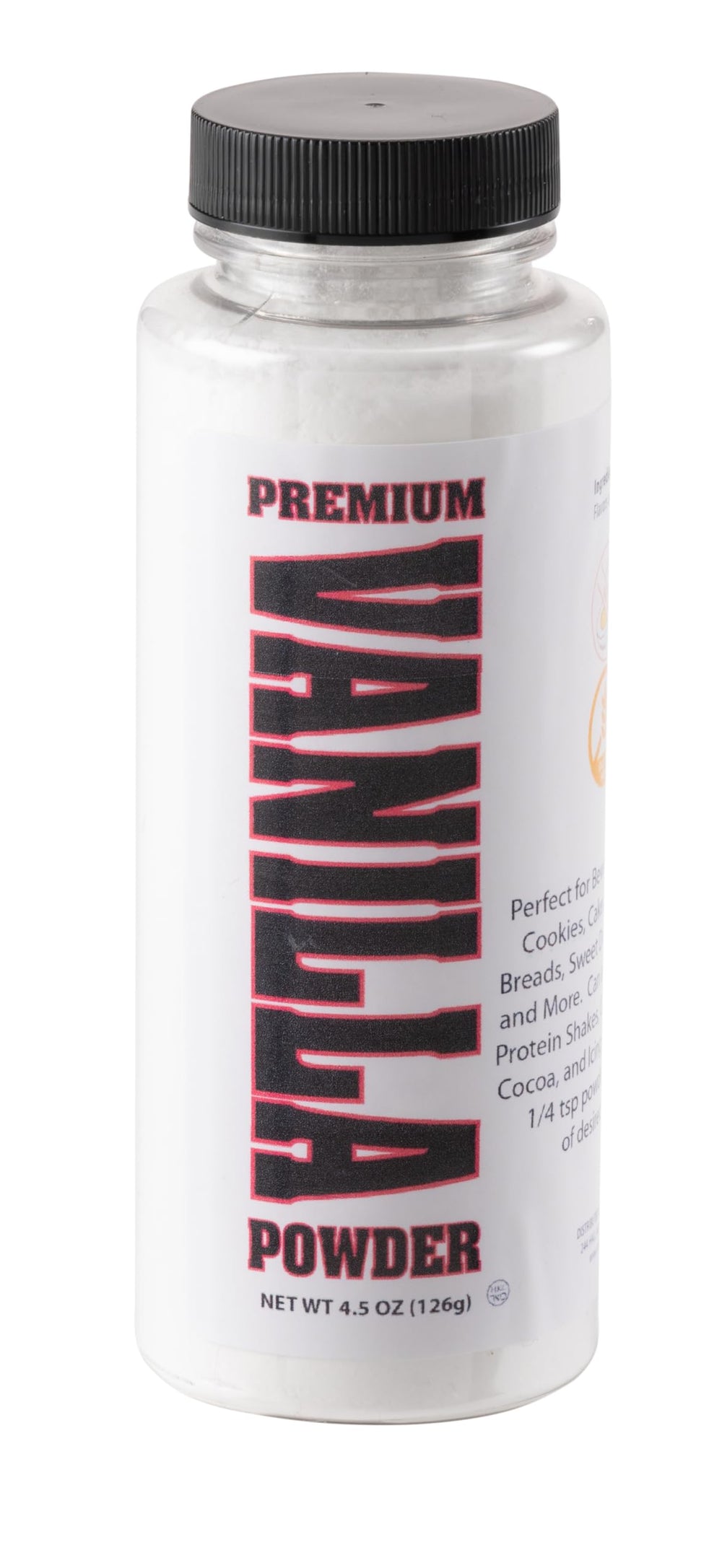 Sweet Eva’s vanilla powder sprinkle adds smooth vanilla to coffee, smoothies, and baked goods.