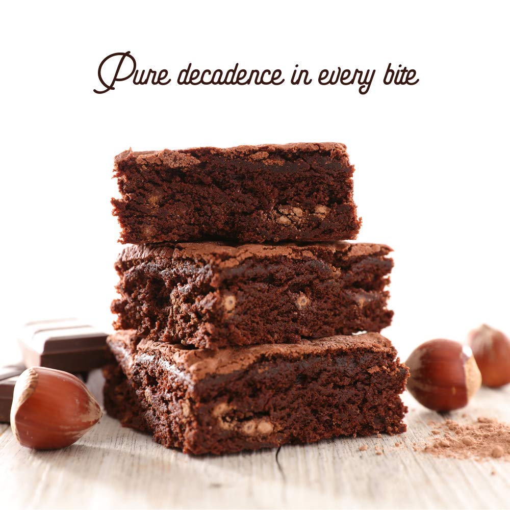 Sweet Logic gluten-free, dairy-free brownie option on a plate.
