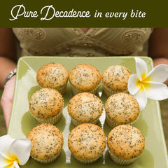 Sweet Logic batter in pan before baking for lemon muffins