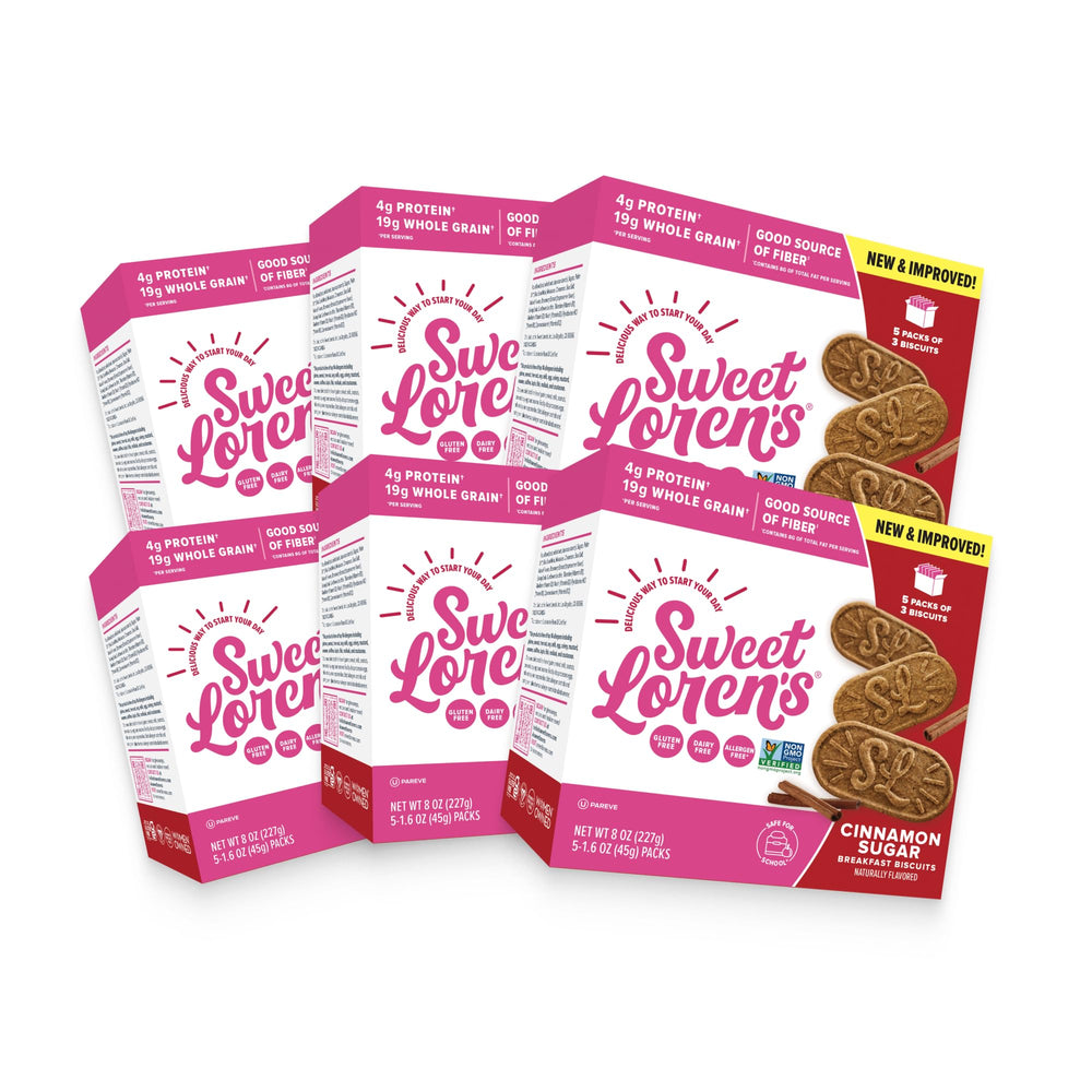 Sweet Loren's Cinnamon Sugar biscuits enjoyed as a quick kid-friendly snack