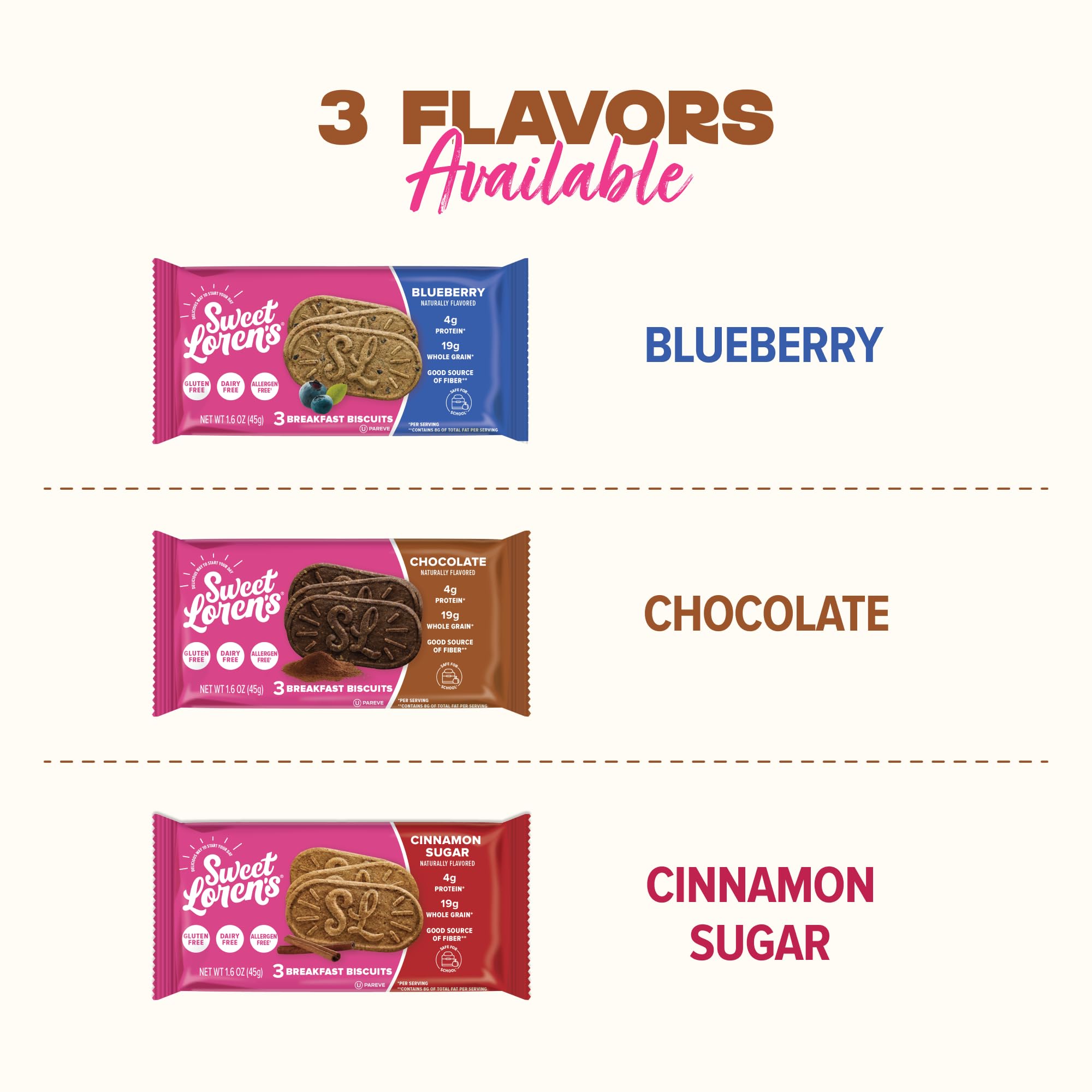 Sweet Loren's vegan chocolate biscuits kid-friendly snack suitable for school mornings.