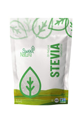 Sweet Nature stevia-erythritol powder bottle for zero glycemic sweetening