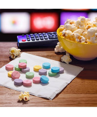 Sweet Original Candy purple grape bite, enhances candy bowls with color.