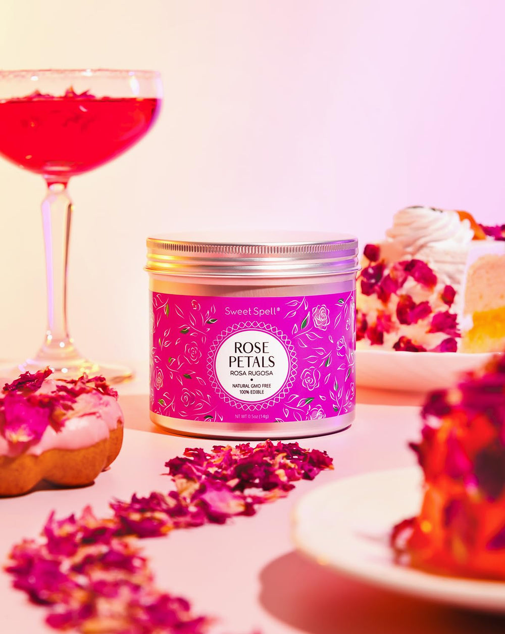Sweet Spell rose petals used in soap making for natural fragrance and color