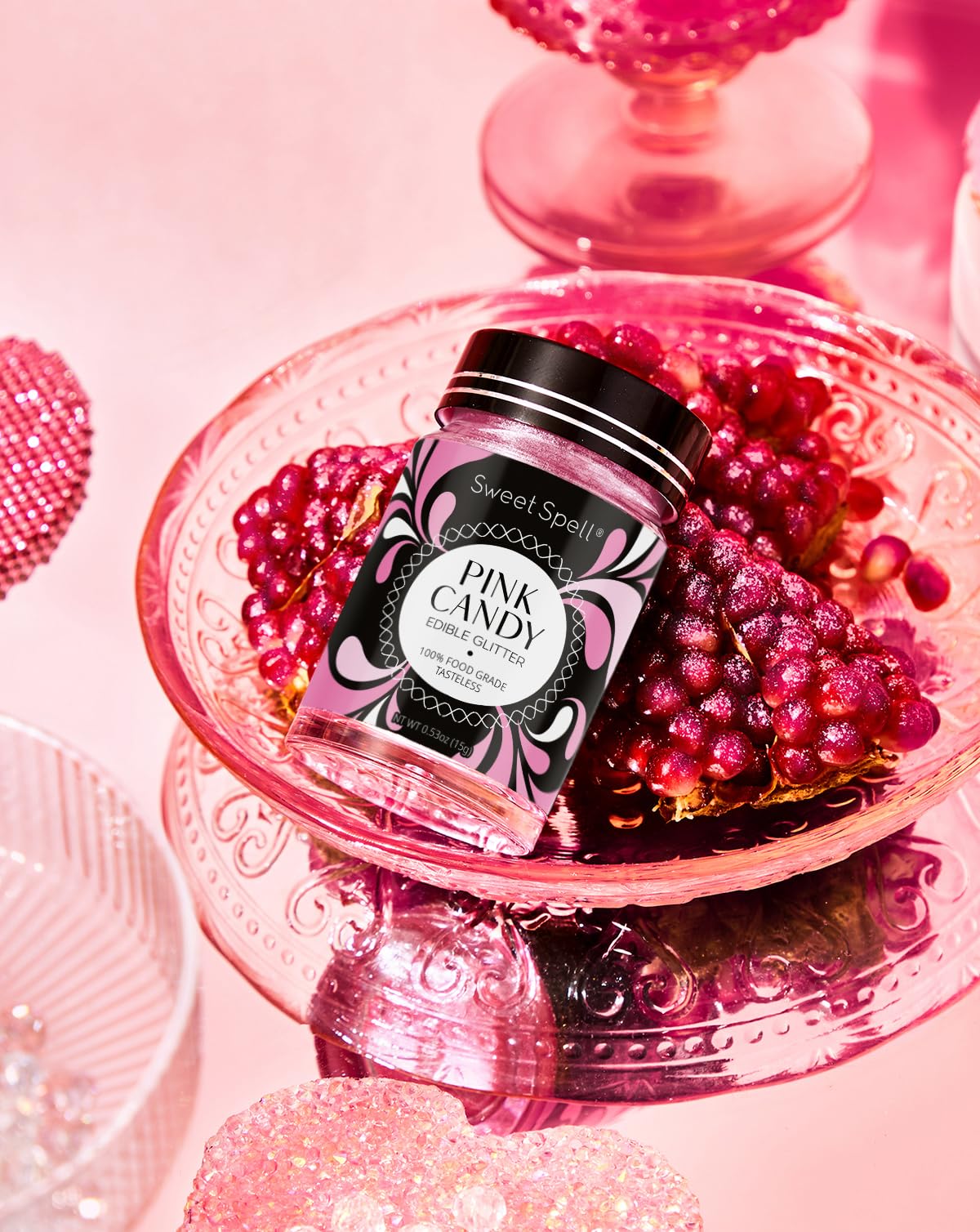 Sweet Spell cake glitter dust on cupcakes creates dazzling desserts.