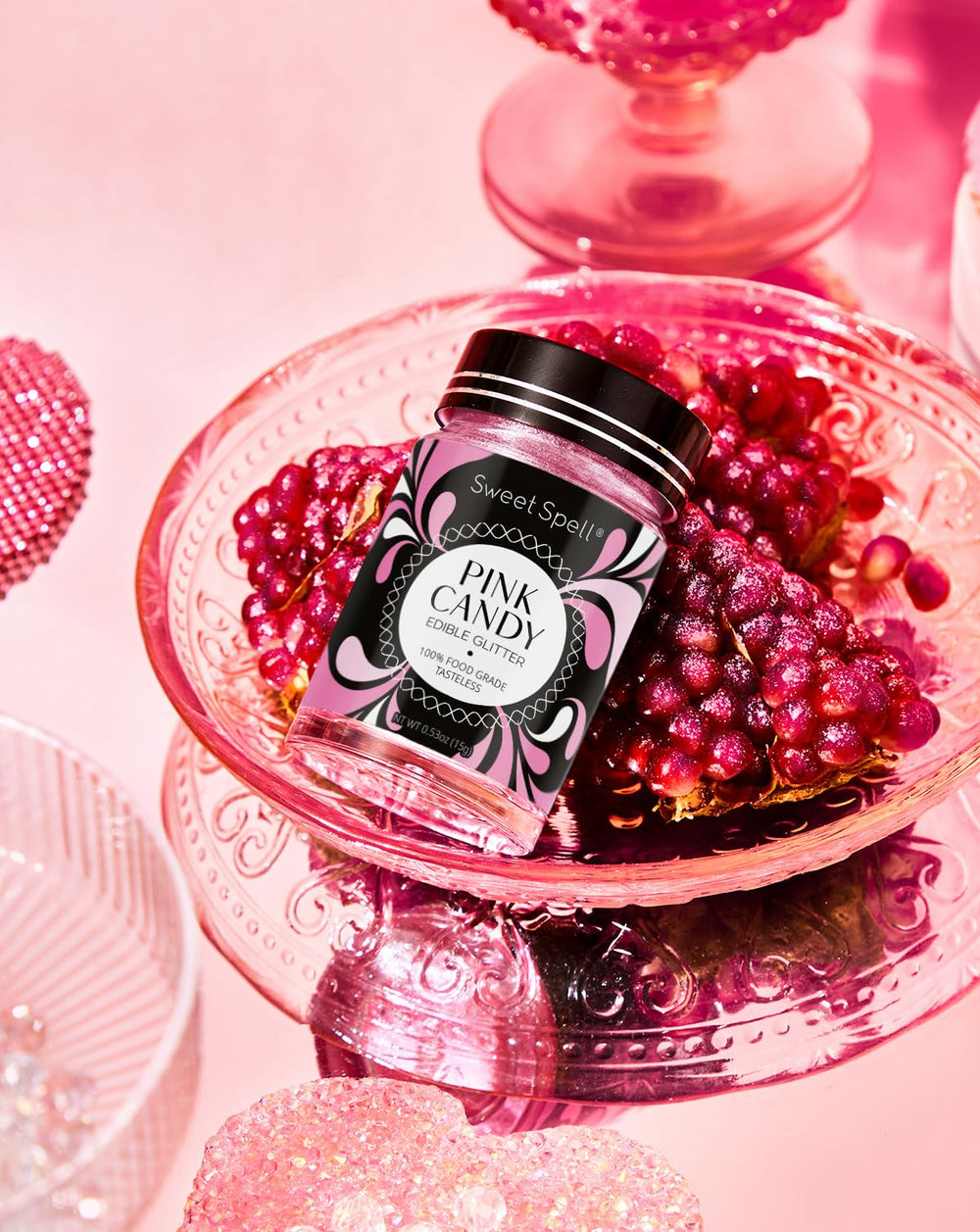 Sweet Spell cake glitter dust on cupcakes creates dazzling desserts.
