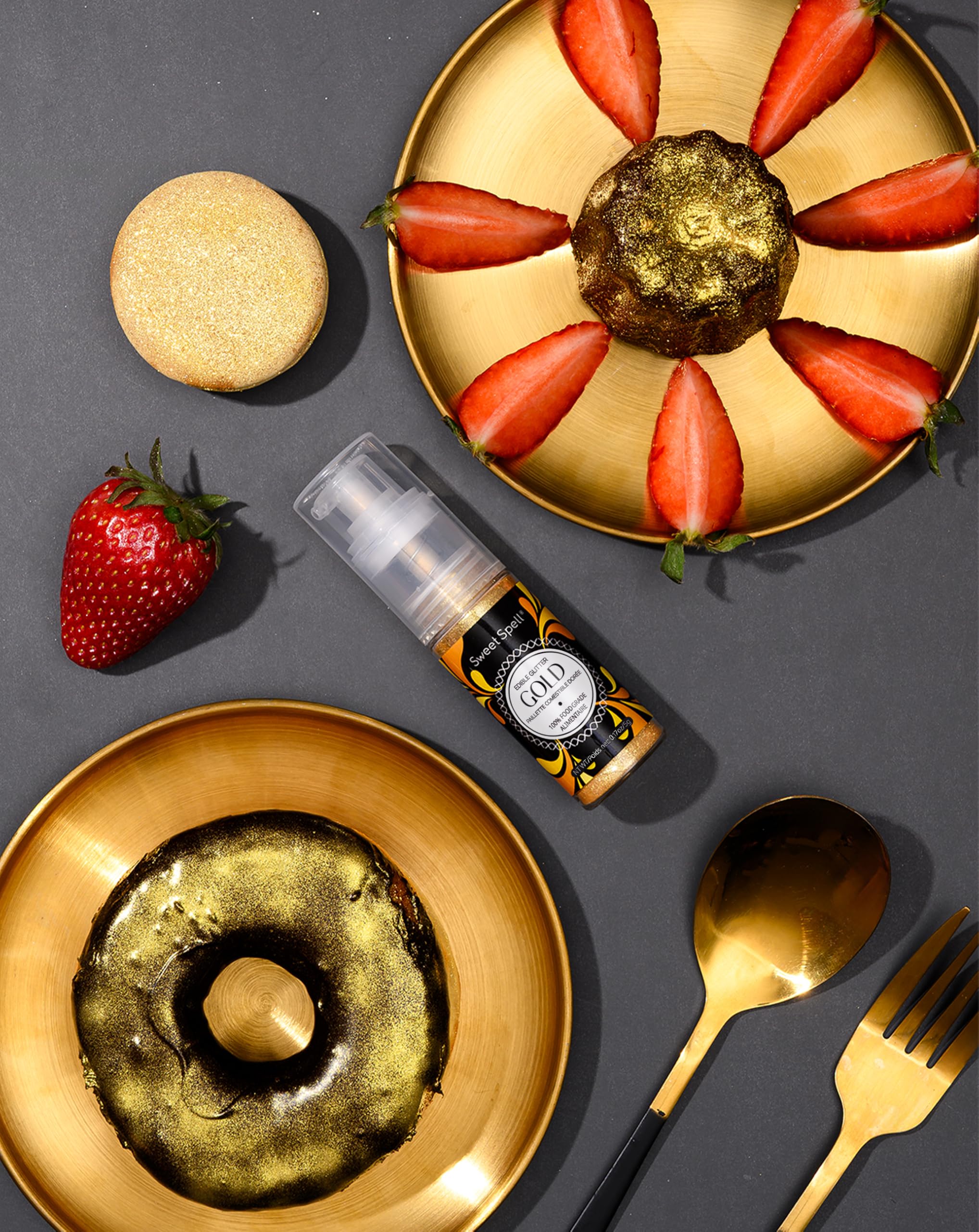 Sweet Spell glitter spray dusts coffee with a subtle, eye-catching shimmer