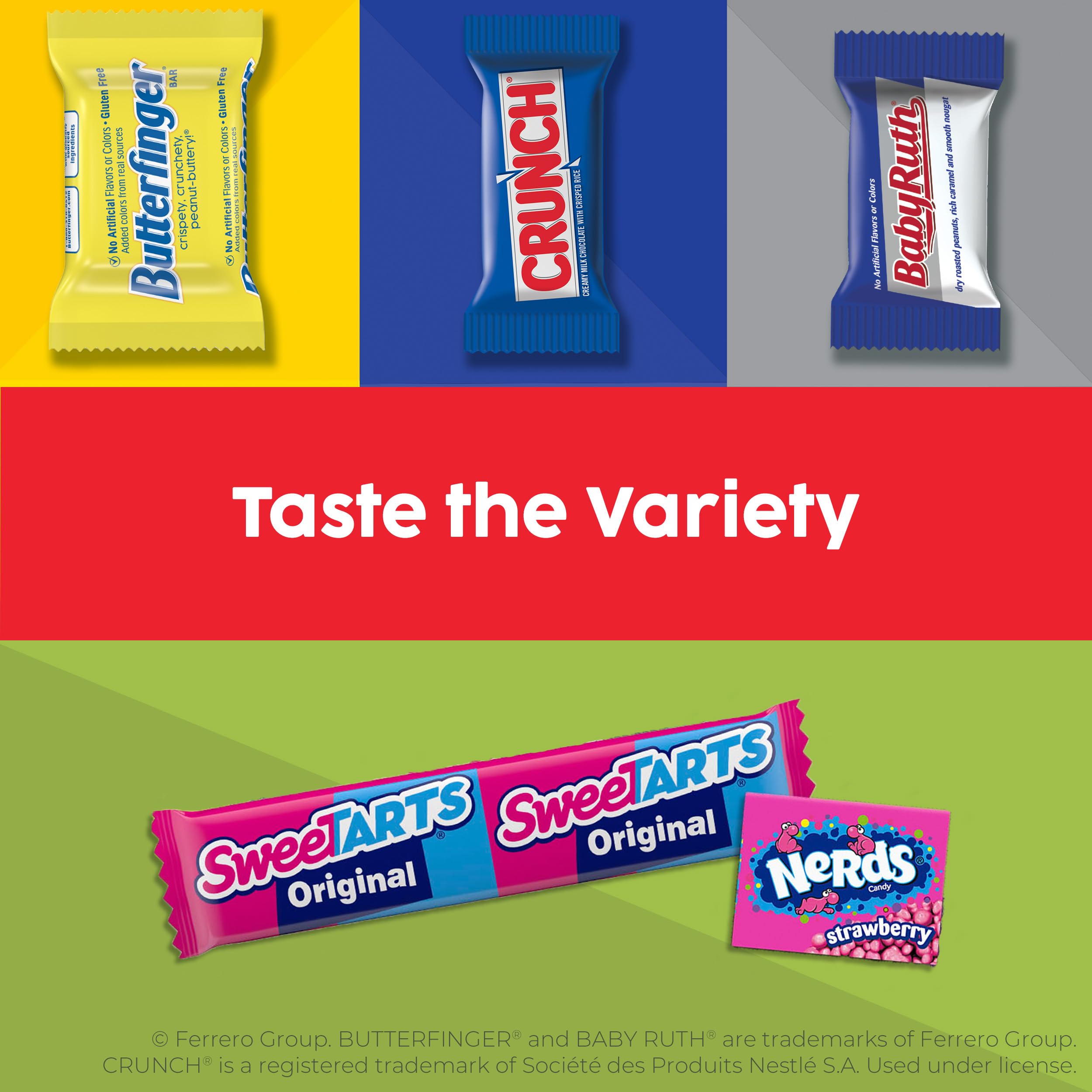 SweetTarts mini colors with tangy fruity flavors for sharing.