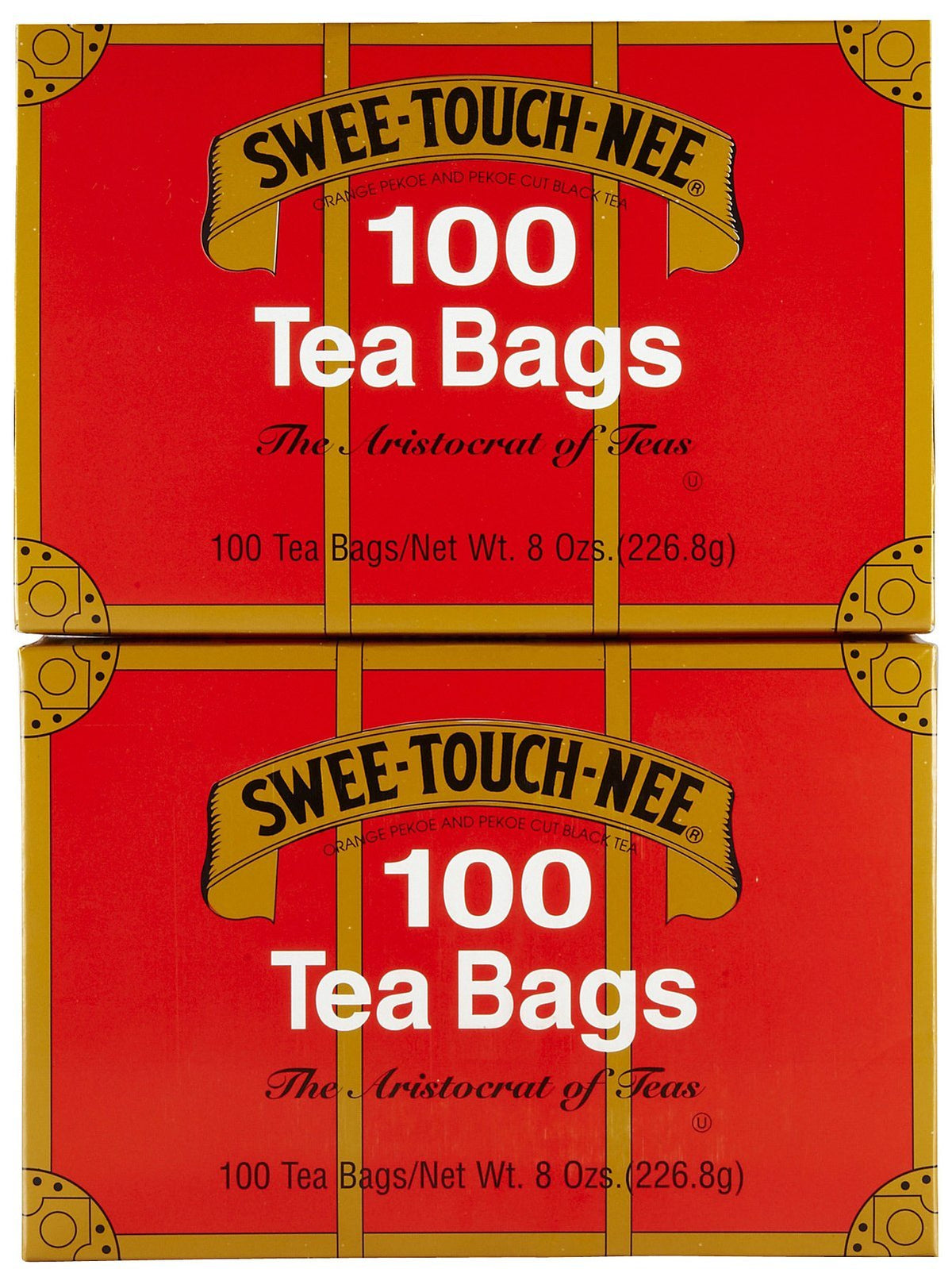 Sweet Touch Nee orange pekoe black tea bags deliver a rich, full-bodied cup.