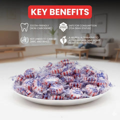 5 lb bulk bag of Sweetaholic peppermint candies for stocking up