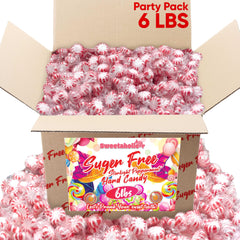 Sweetaholic sugar-free peppermint candy bulk pack, ideal for sharing at gatherings.