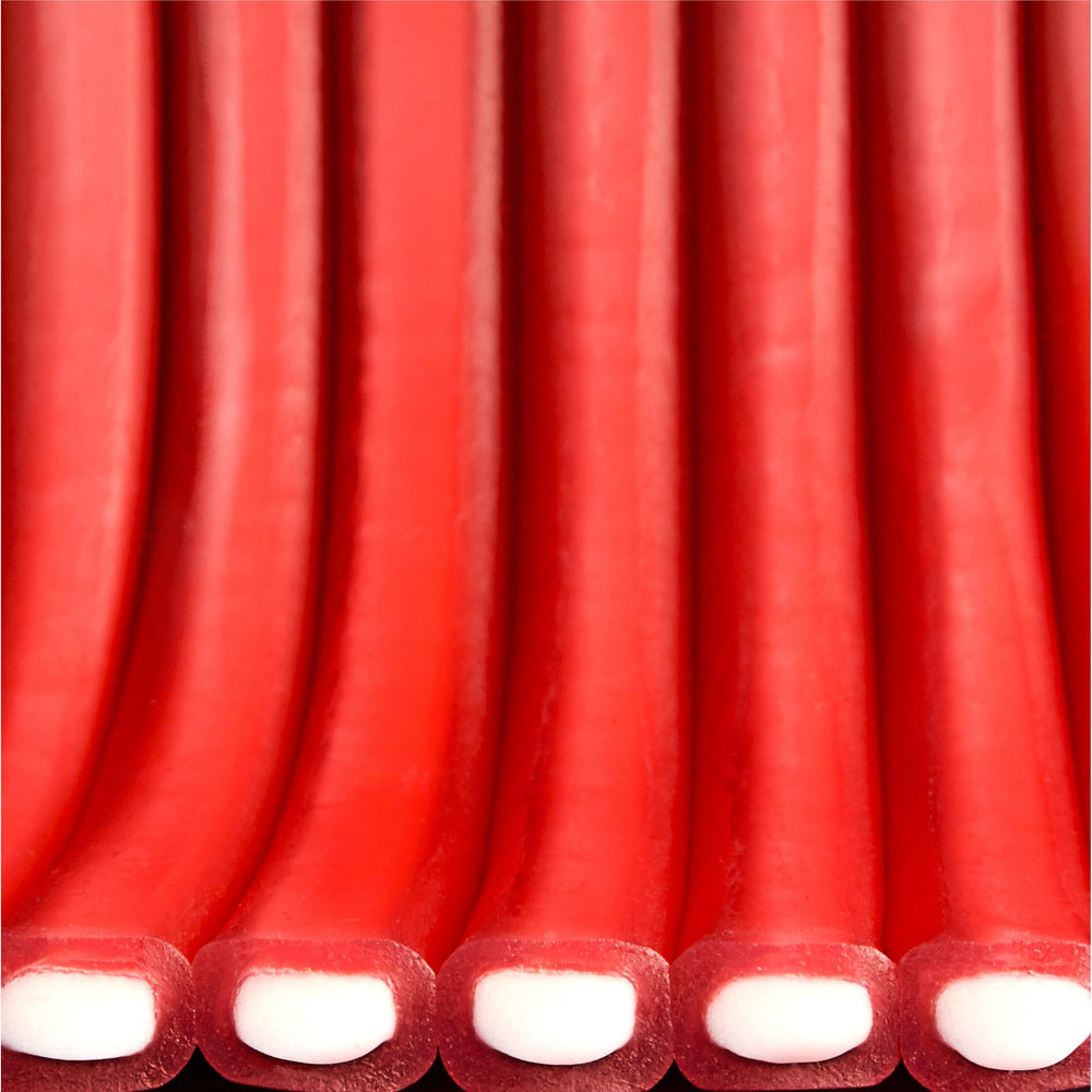 SweeTARTS Ropes Tangy Stawberry rope close-up, tangy berry flavor