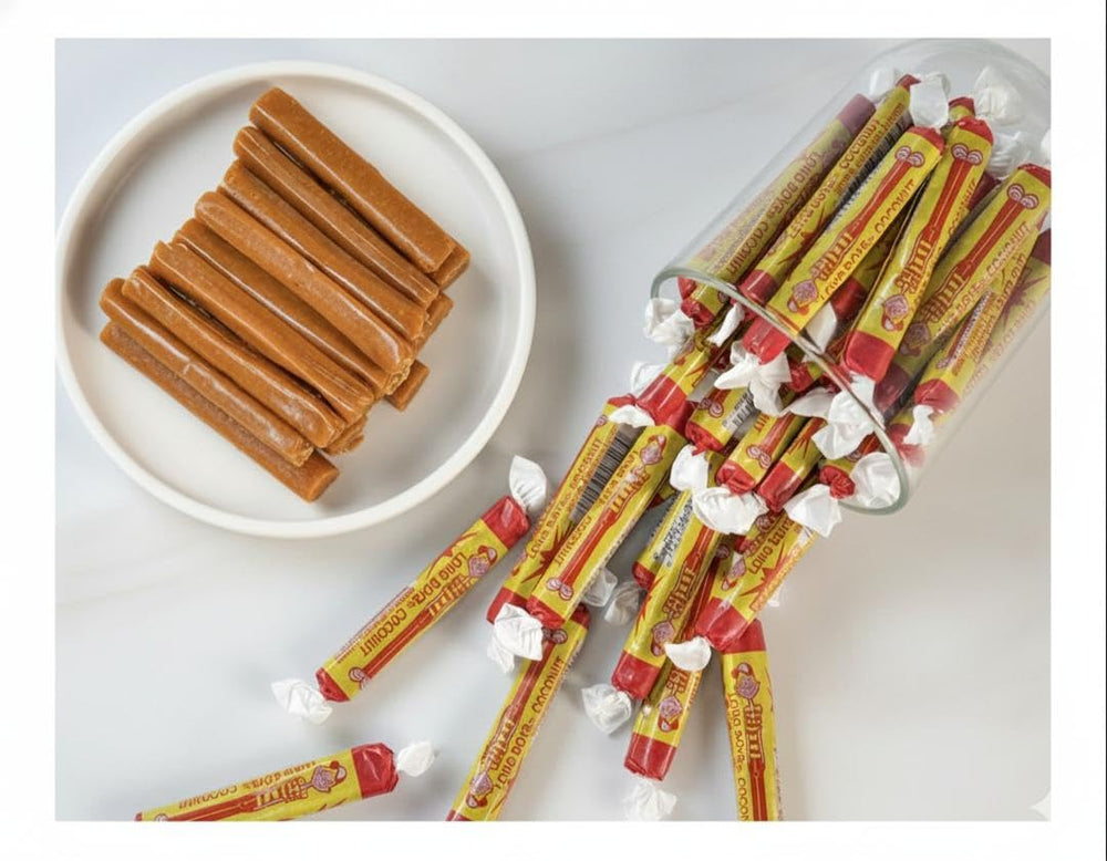 Atkinson's Long Boys bulk jar shown for events and parties.