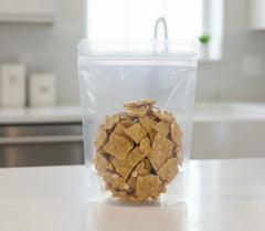 SweetGlob Old Fashioned Brittle thin crisp slice highlights golden, snap-worthy texture.