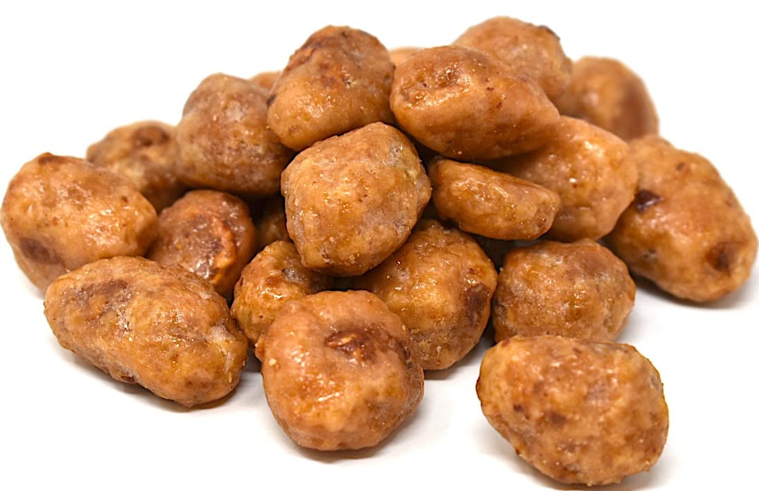 SweetGlob Old Fashioned Butter Toffee Peanuts packaging, ideal for gifting and pantry snacking.