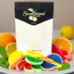 SweetGourmet Assorted Fruit Slices on a platter ready for sharing