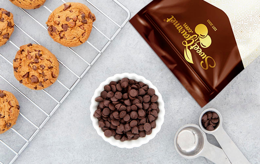 SweetGourmet carob drops offer many servings per bag.