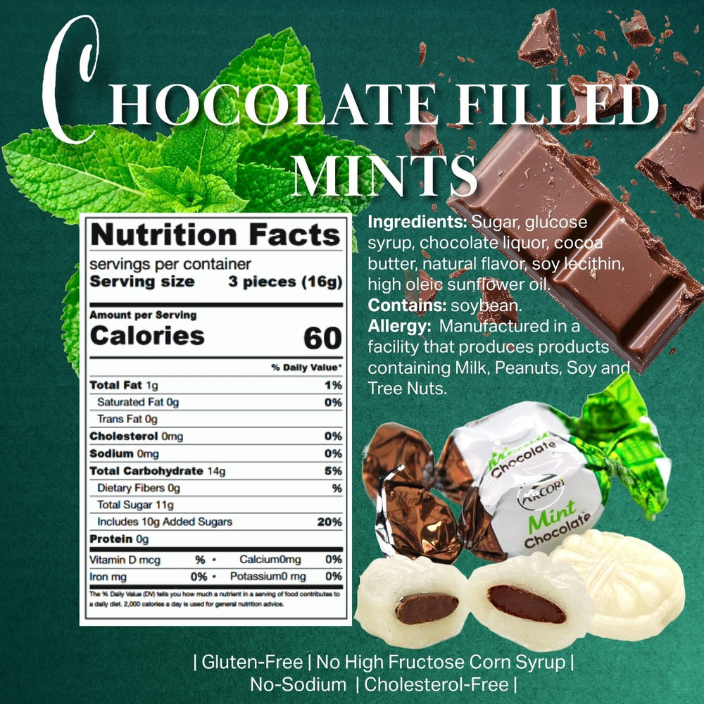 SweetGourmet mints in resealable pouch for on the go.