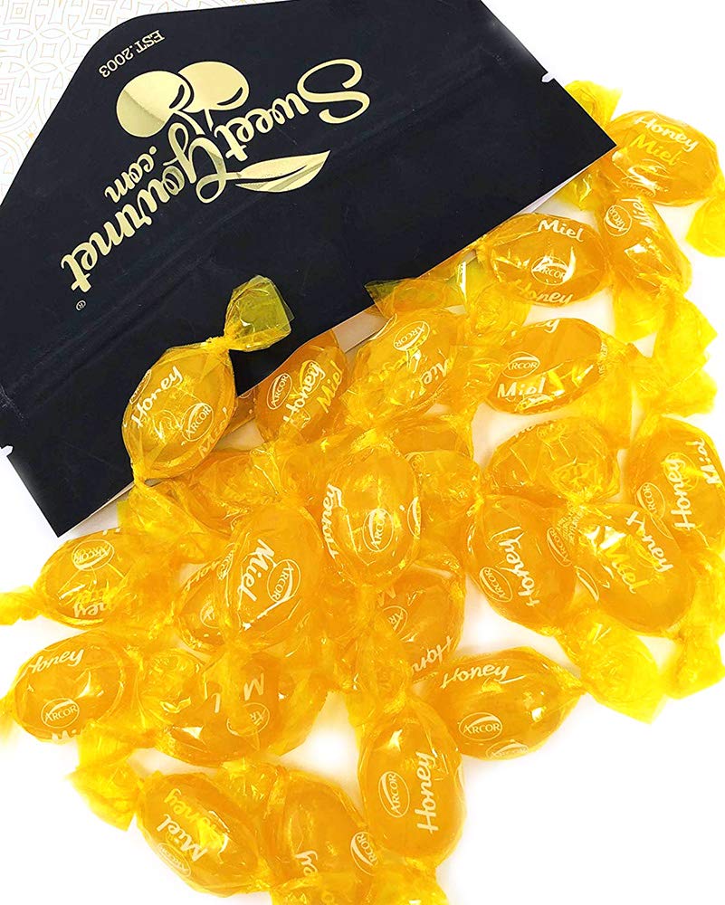 SweetGourmet honey-filled hard candy in bulk bag for sharing