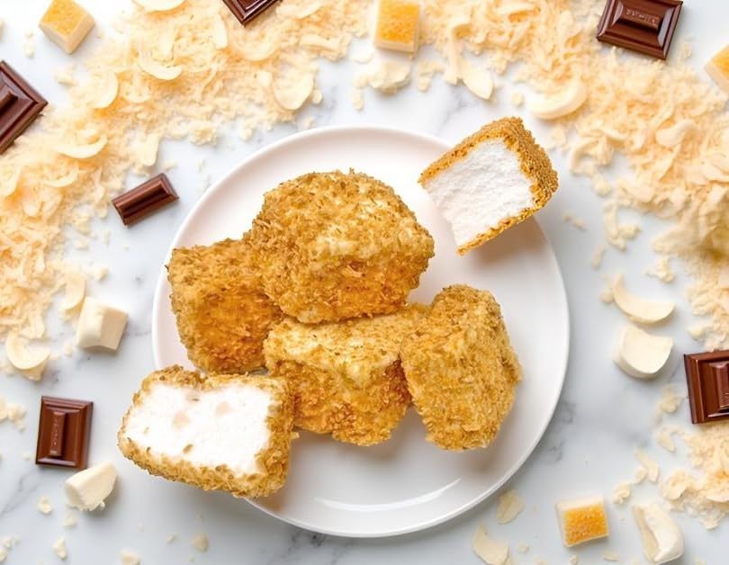 SweetGourmet marshmallows melting into hot chocolate for cozy treats.