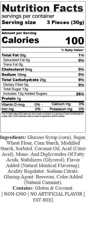 SweetGourmet licorice wheel in resealable pouch, ready for sharing and freshness.