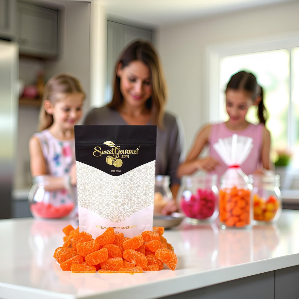 SweetGourmet Orange Fruit Slices natural flavor profile at a glance for citrus lovers