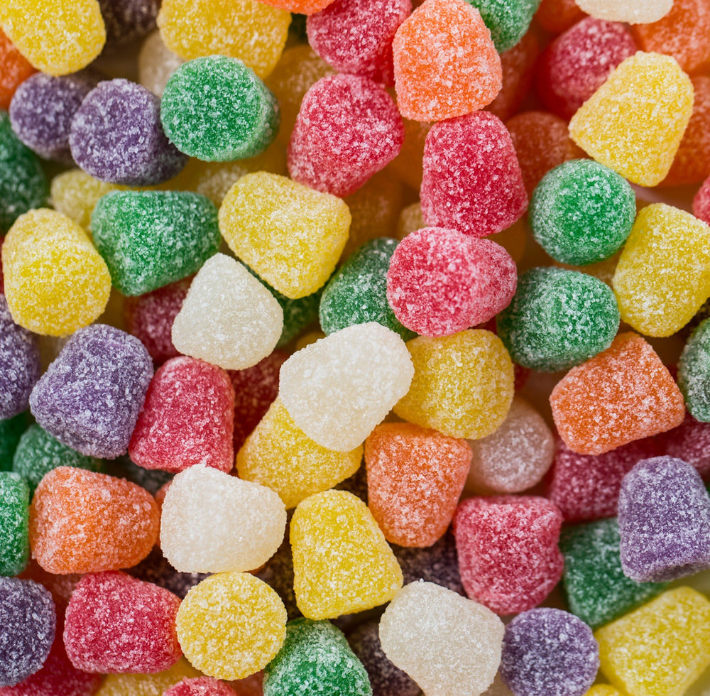 SweetGourmet Spice Drops gluten-free formula for gluten-conscious candy lovers.