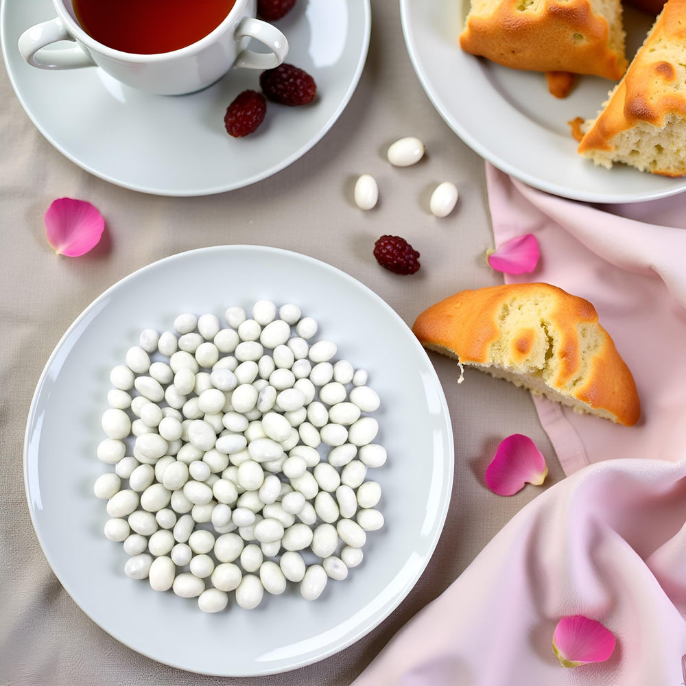 SweetGourmet Yogurt Coated Raisins bag for on the go snacking and freshness