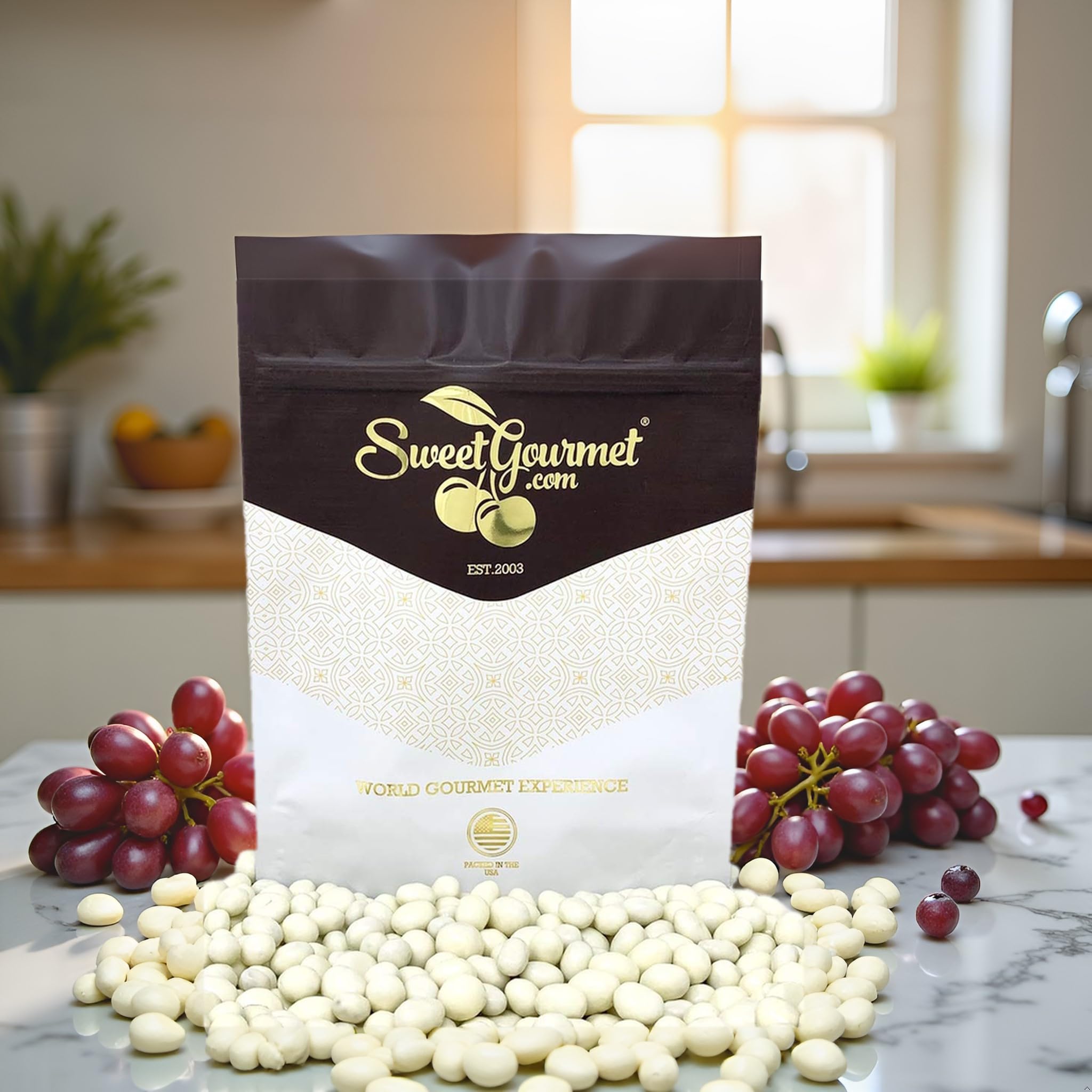 SweetGourmet Yogurt Coated Raisins snack time moment with chewy coating