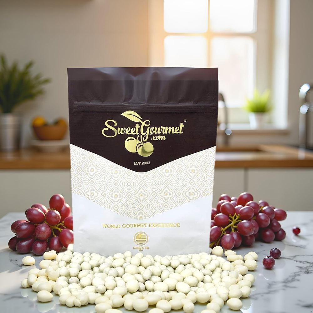 SweetGourmet Yogurt Coated Raisins snack time moment with chewy coating