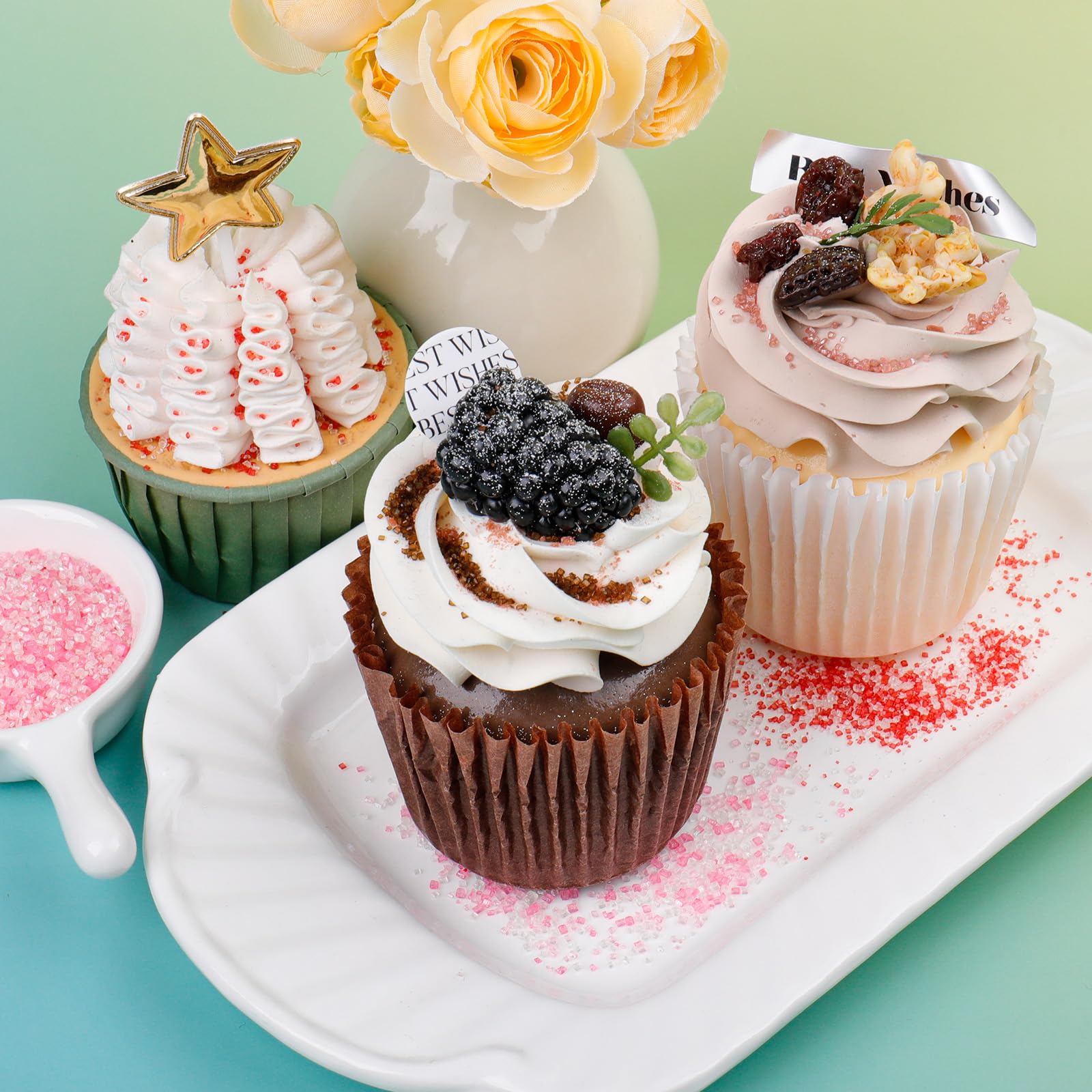SweetGrove pink sprinkles enhance bridal shower desserts.