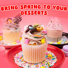 SweetGrove Easter Sprinkles feature cute bunnies for fun cupcake toppers.