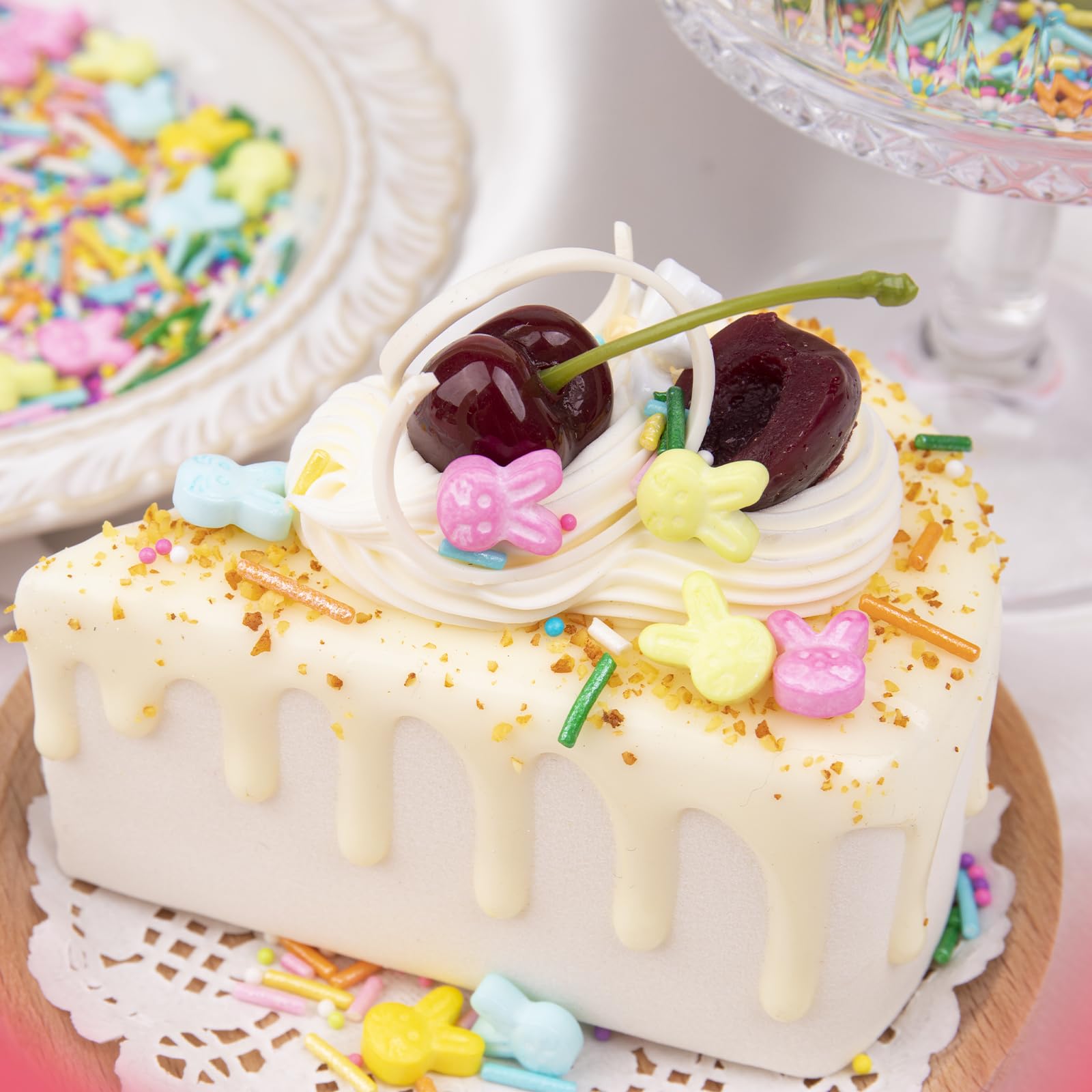SweetGrove Easter Sprinkles with jimmies provide vibrant color bursts.