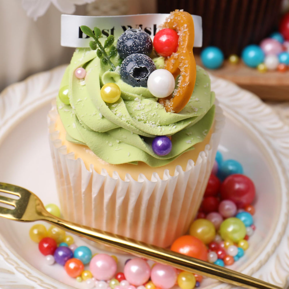 SweetGrove Edible Pearl Sprinkles close-up shows glossy finish